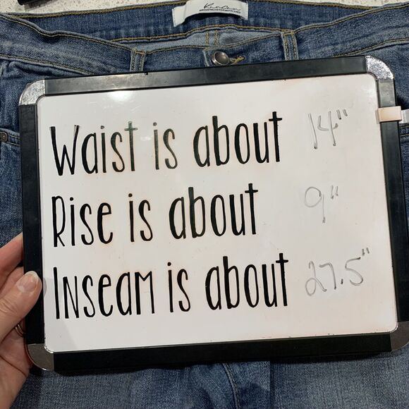 KanCan Sz 5 Jeggings Distressed Holes Stretchy Denim Blue Jean Mid Rise Women’s - Picture 9 of 9